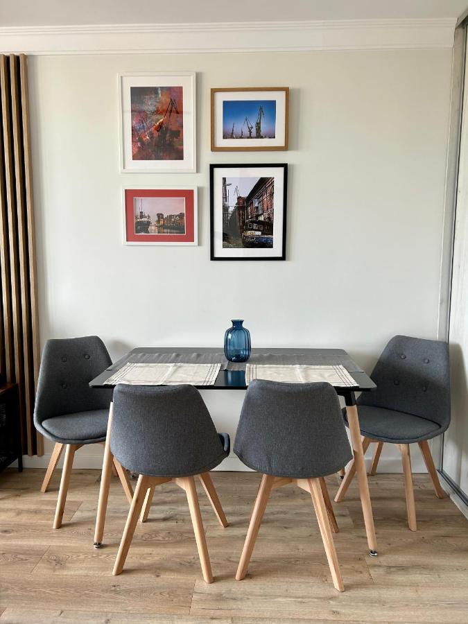 Apartament Z Widokiem Na Gdansk I Zatoke Free & Priv Parking Exterior foto